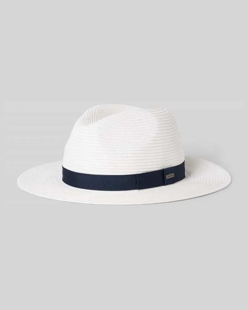 Barts Strohhut mit Hutband Modell 'AVELOZ HAT Weiss