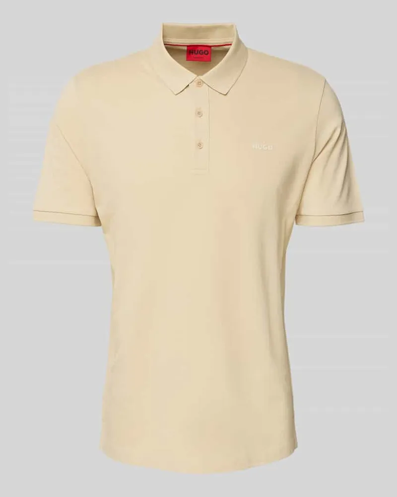 HUGO BOSS Poloshirt mit Label-Print Modell 'Donos 