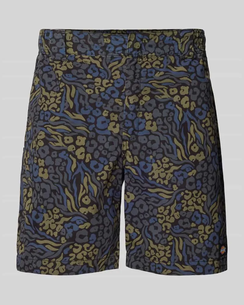 Dickies Regular Fit Shorts mit Allover-Print Modell 'SALTVILLE 