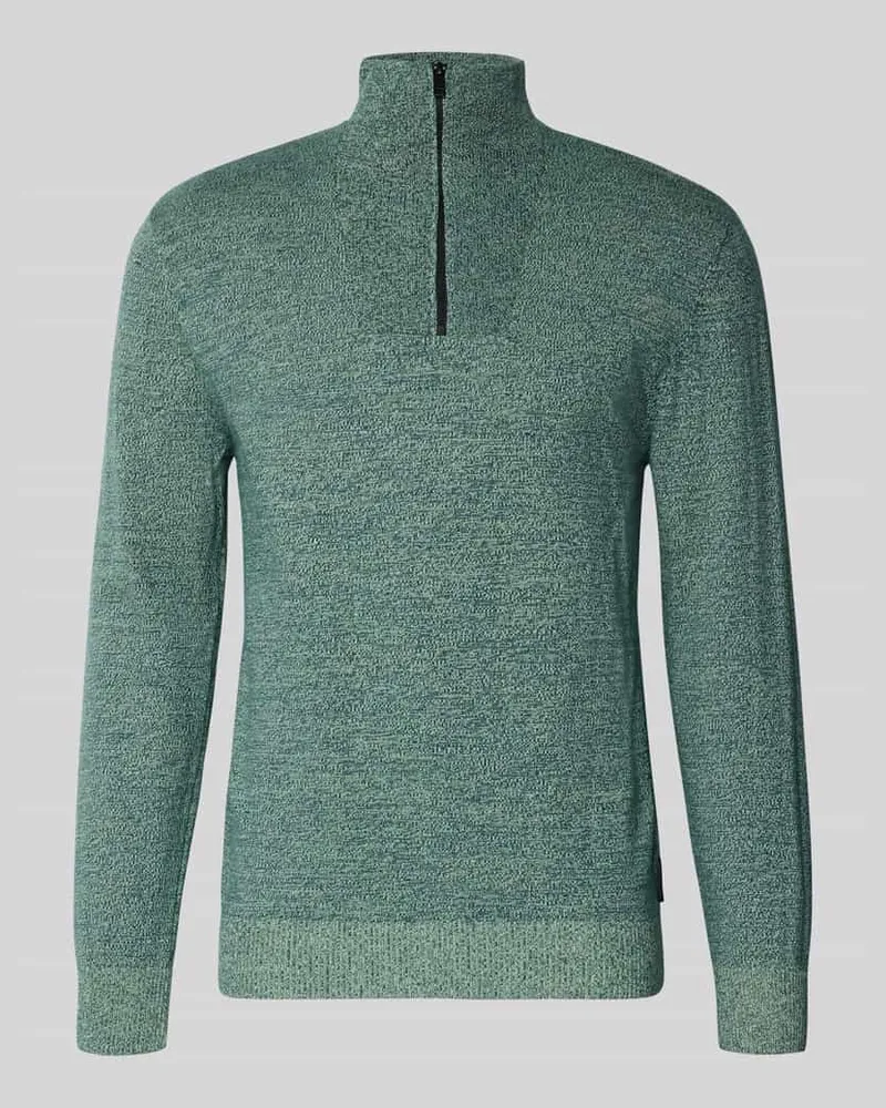 Tom Tailor Regular Fit Troyer aus reiner Baumwolle 
