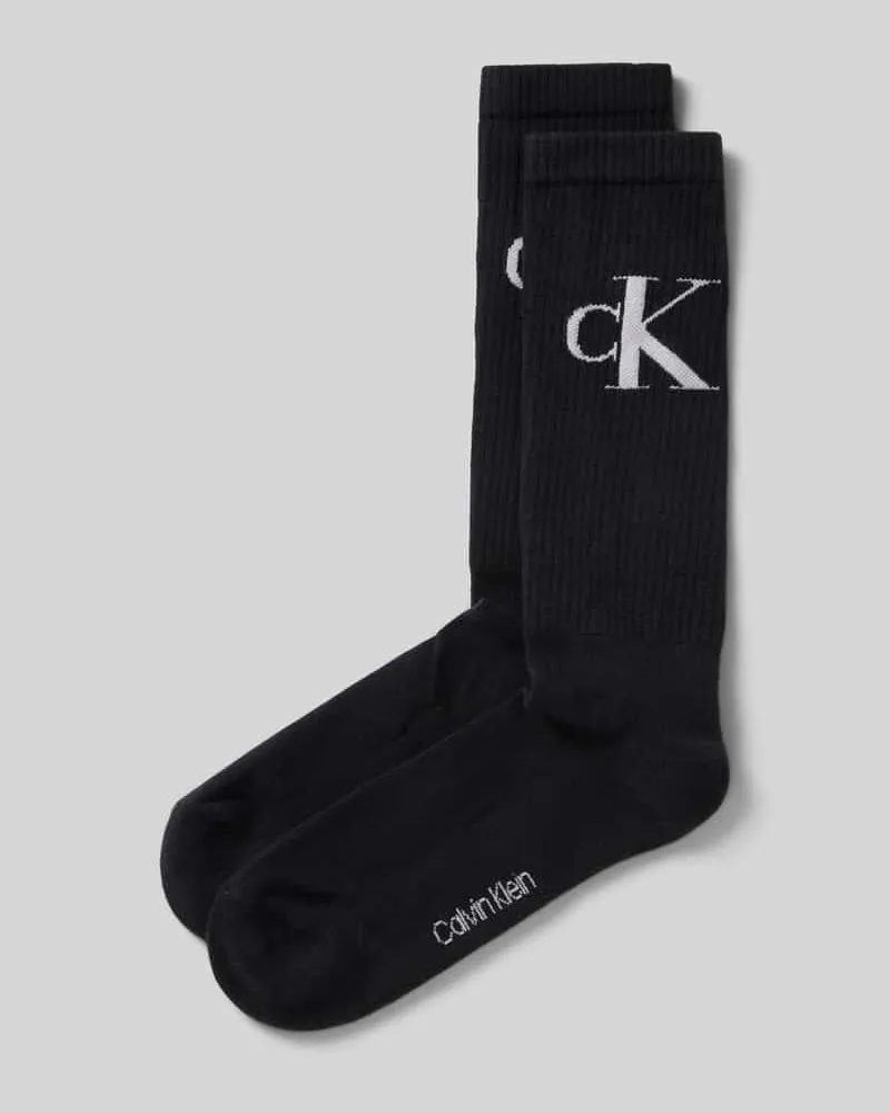 Calvin Klein Socken mit Logo-Stitching im 2er-Pack 