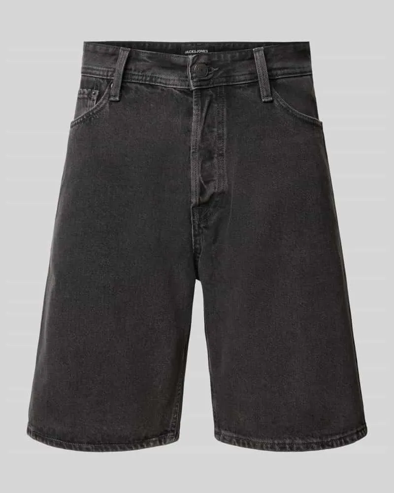 Jack & Jones Baggy Fit Jeansshorts im 5-Pocket-Design Modell 'ALEX 