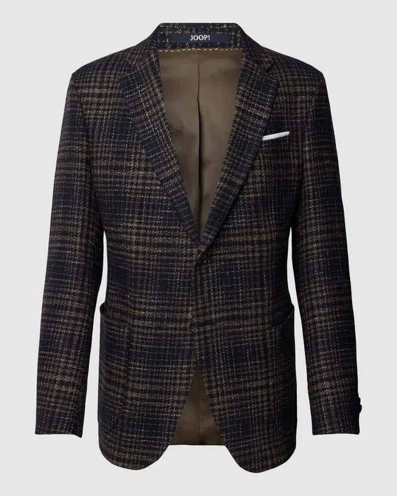 JOOP! 2-Knopf-Sakko aus Viskose mit Karomuster Modell 'Four Marine