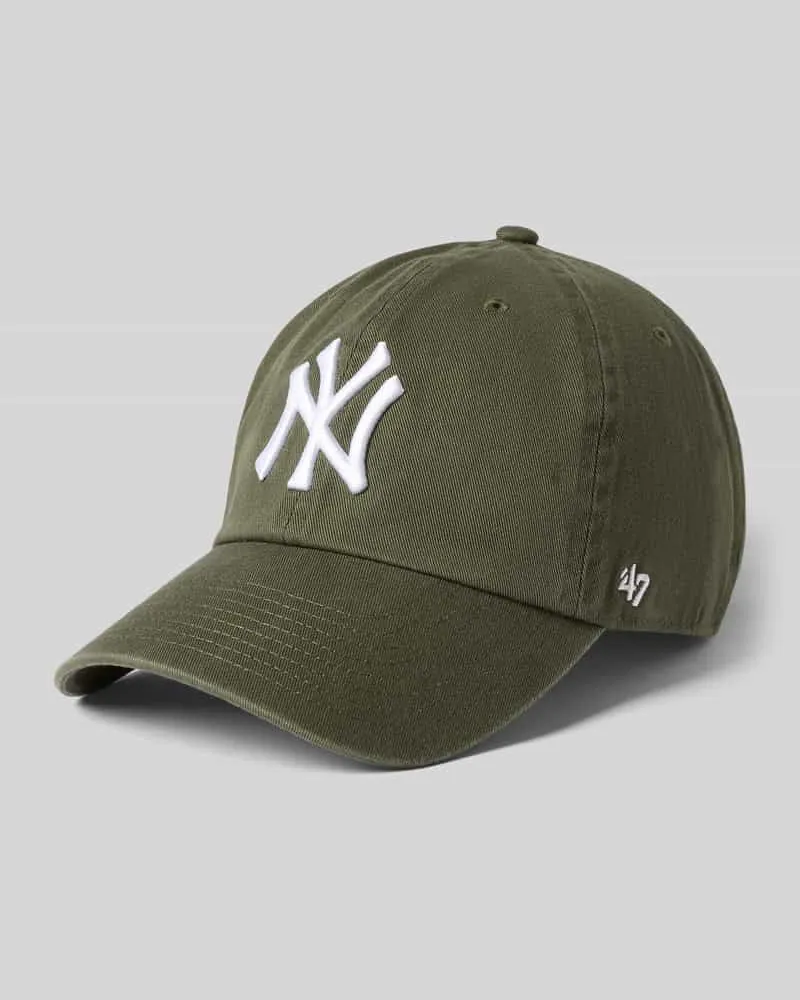 '47 Basecap aus reiner Baumwolle Modell 'NEYYAN Oliv