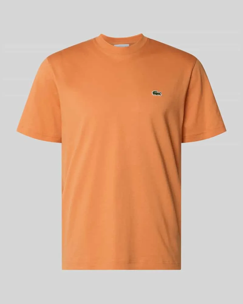 Lacoste Regular Fit Poloshirt aus reiner Baumwolle Orange