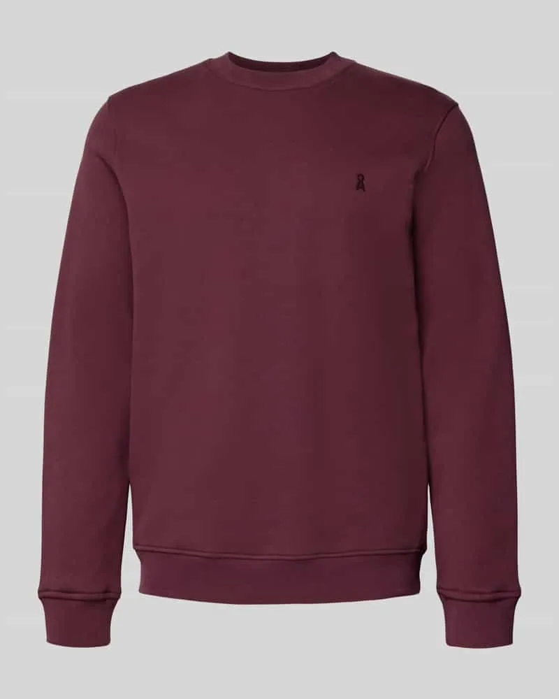Armedangels Regular Fit Sweatshirt aus reiner Bio-Baumwolle Modell 'BAARO FLEECE Bordeaux