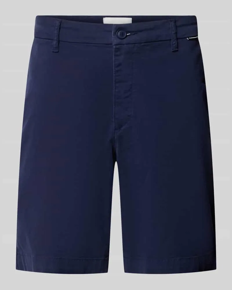 Armedangels Regular Fit Chinoshorts aus Baumwoll-Mix Modell 'CHINO Marine