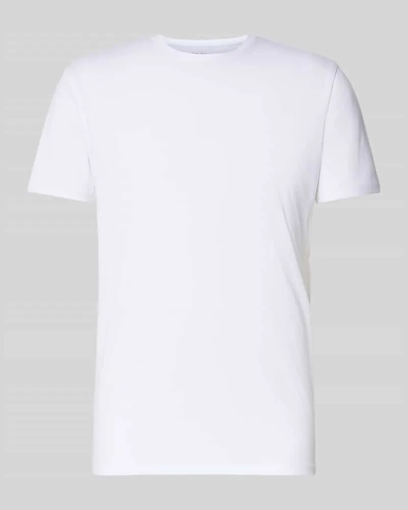 Selected Homme Regular Fit T-Shirt aus Baumwoll-Mix 