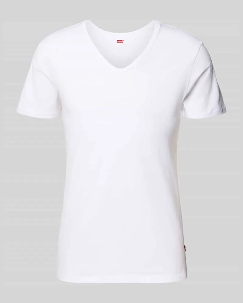 Levi's T-Shirt mit V-Ausschnitt im 2er-Pack 