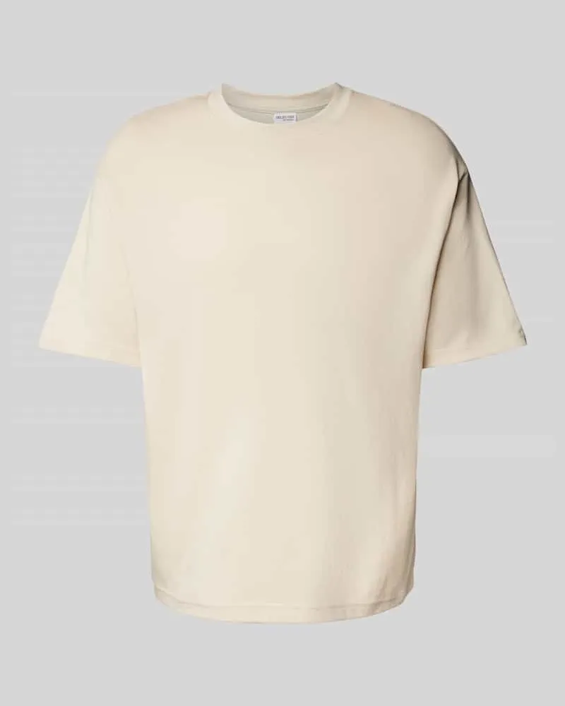 Selected Homme T-Shirt mit Rundhalsausschnitt Modell 'OSCAR Offwhite