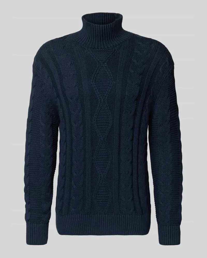 Selected Homme Regular Fit Rollkragenpullover aus reiner Baumwolle Modell 'UFFE 