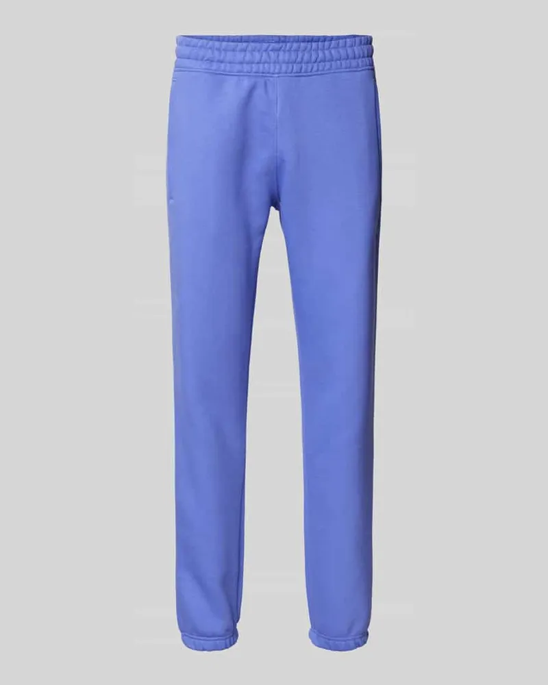 adidas Sweatpants aus Viskose mit Label-Stitching 