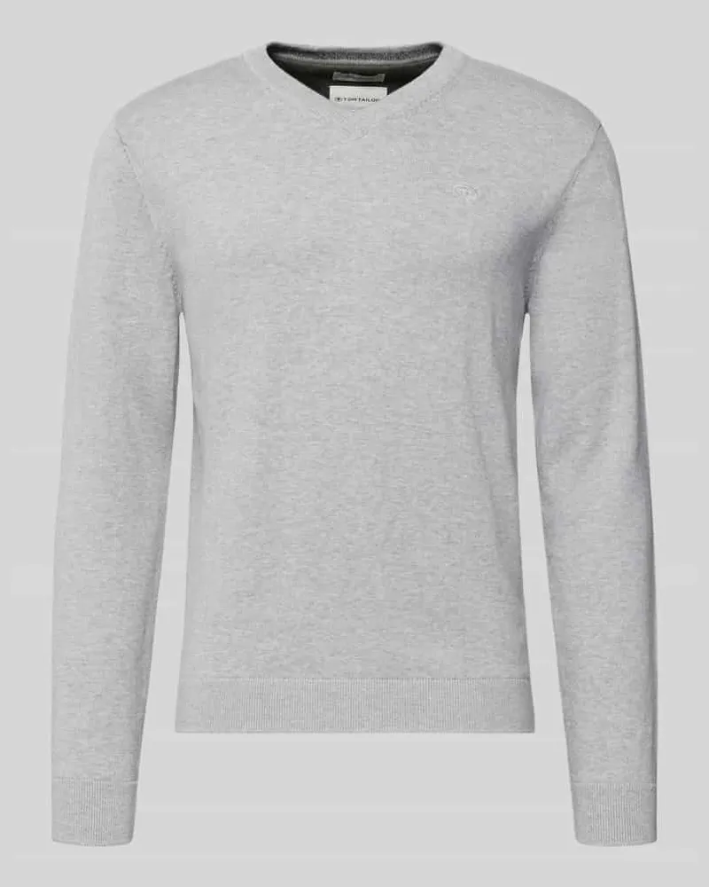 Tom Tailor Regular Fit Pullover aus reiner Baumwolle Hellbraun