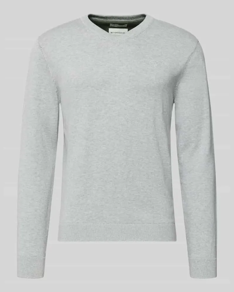 Tom Tailor Regular Fit Pullover aus reiner Baumwolle Hellbraun