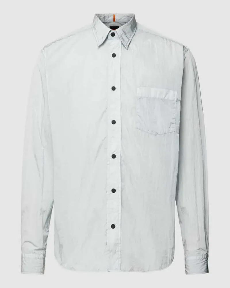 HUGO BOSS Regular Fit Freizeithemd mit Kentkragen Modell 'Lambini 