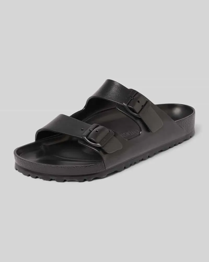 Birkenstock Slides mit Label-Detail Modell 'ARIZONA EVA Black