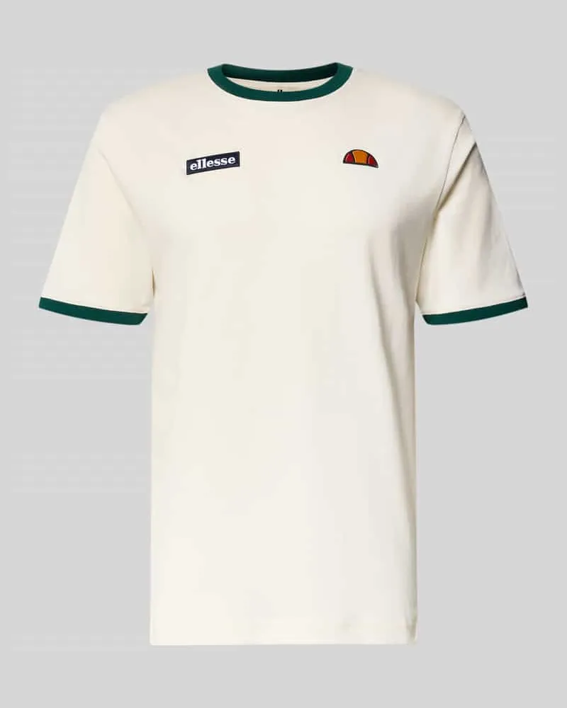 Ellesse T-Shirt im Retro-Look Modell 'RINGETTO Offwhite