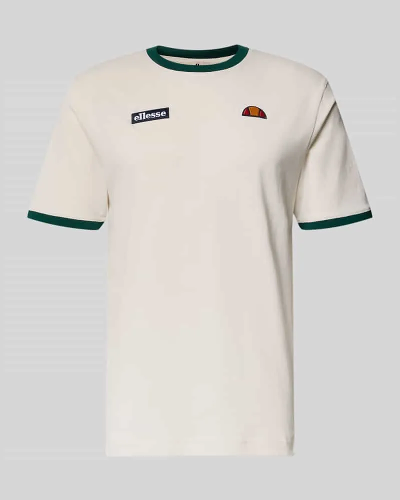 Ellesse T-Shirt im Retro-Look Modell 'RINGETTO Offwhite