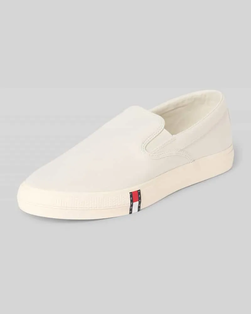 Tommy Hilfiger Low Top Sneaker aus reiner Baumwolle Weiss