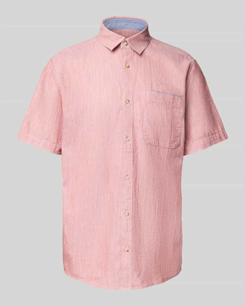 Tom Tailor Regular Fit Freizeithemd aus reiner Baumwolle 