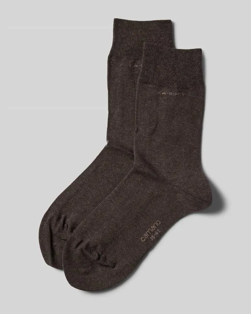 Camano Socken im unifarbenen Design im 4er-Pack 