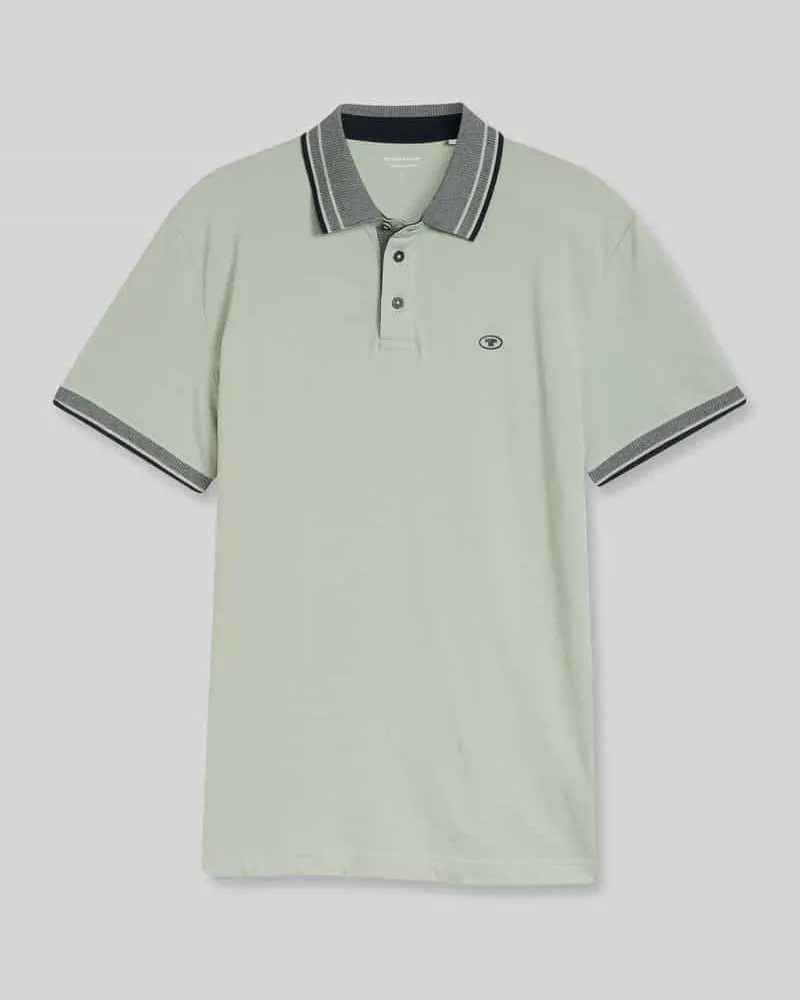 Tom Tailor Regular Fit Poloshirt mit Kontrastkragen Mint