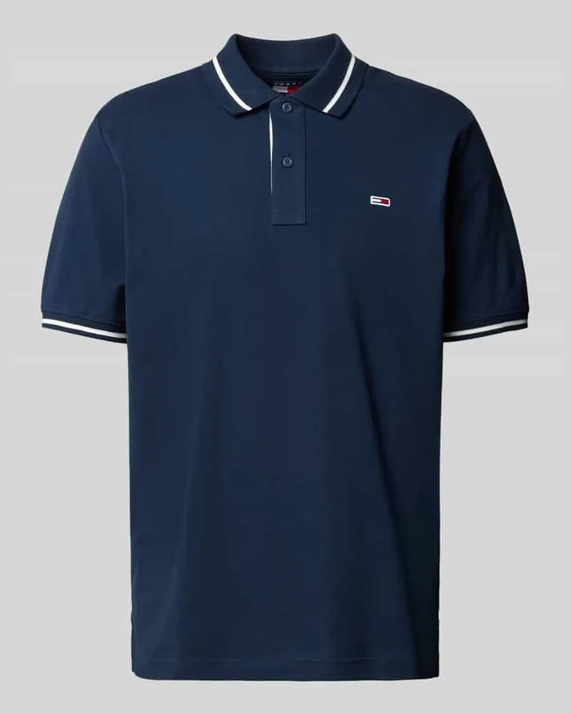 Tommy Hilfiger Regular Fit Poloshirt mit Logo-Stitching 