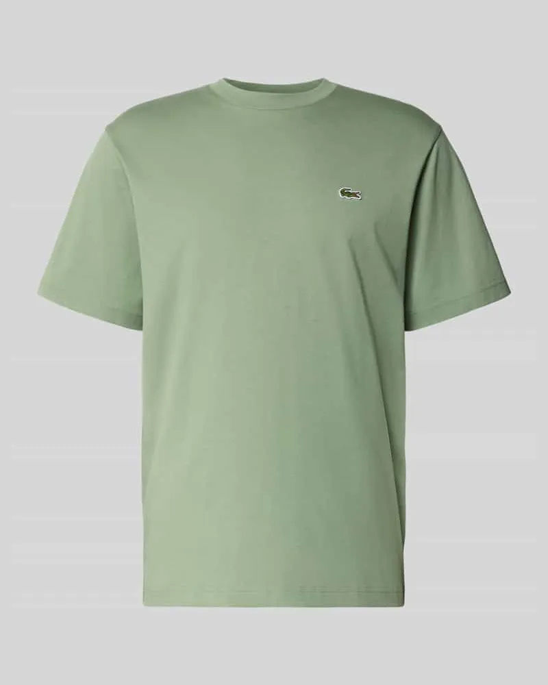 Lacoste Regular Fit T-Shirt aus reiner Baumwolle Gruen