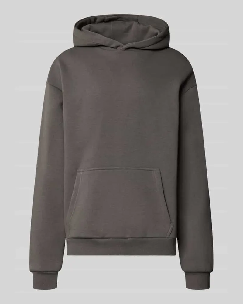 Urban Classics Relaxed Fit Hoodie aus elastischem Baumwoll-Mix Anthrazit