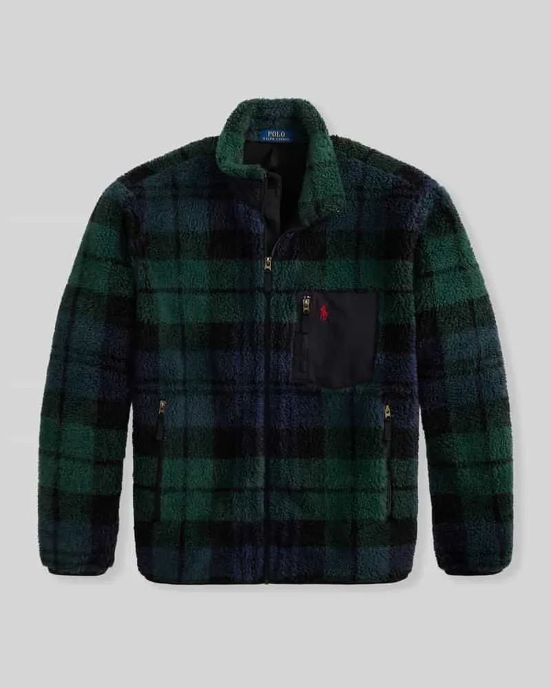 Ralph Lauren Sweatjacke mit Brusttasche Black