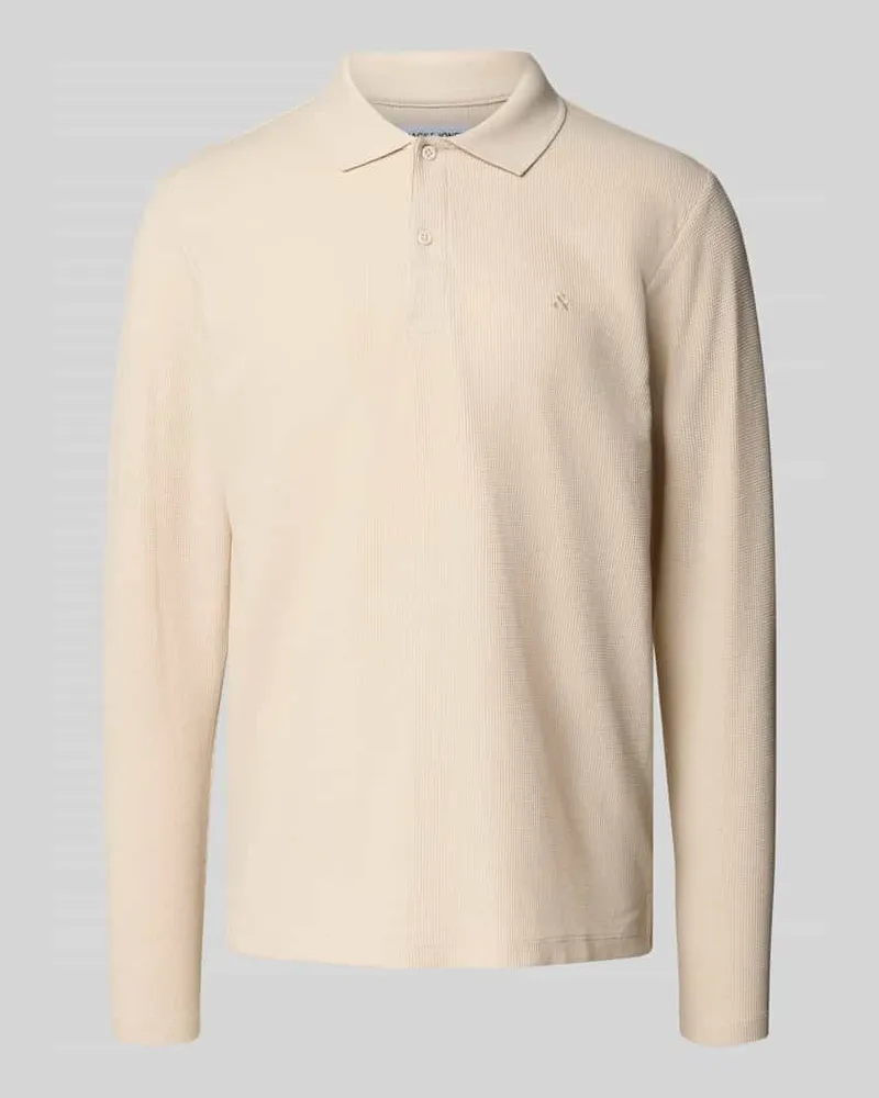 Jack & Jones Regular Fit Poloshirt mit Strukturmuster Modell 'AUSTIN 
