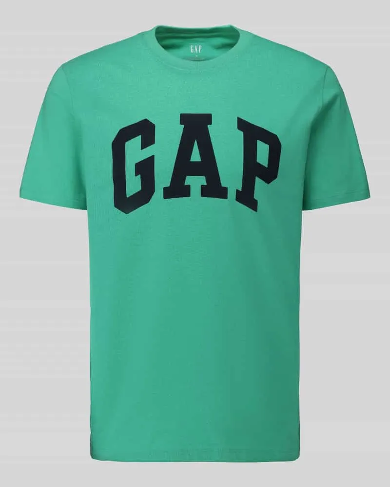 GAP Regular Fit T-Shirt aus reiner Baumwolle Modell 'EVERYDAY SOFT Gruen