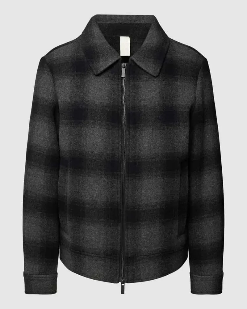 Selected Homme Jacke aus woll-Mix mit Umlegekragen 