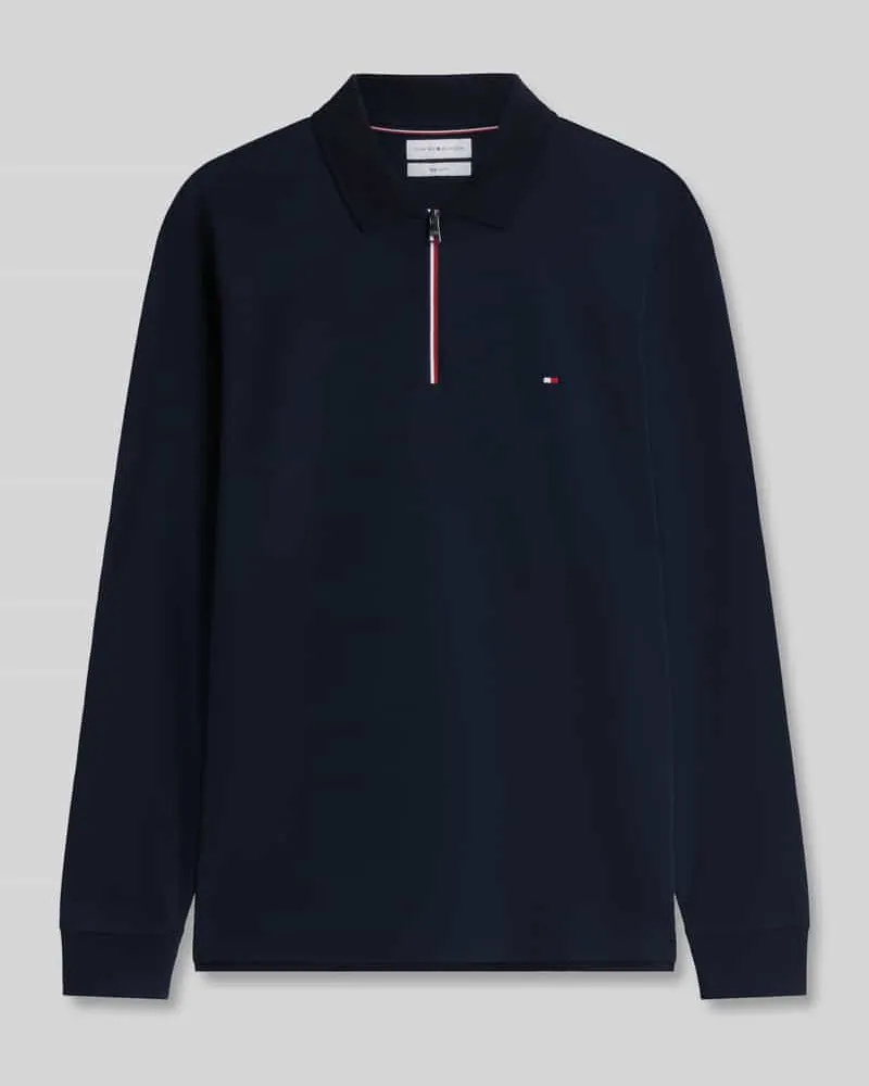 Tommy Hilfiger Regular Fit Poloshirt aus reiner Baumwolle Modell 'LIQUID Marine