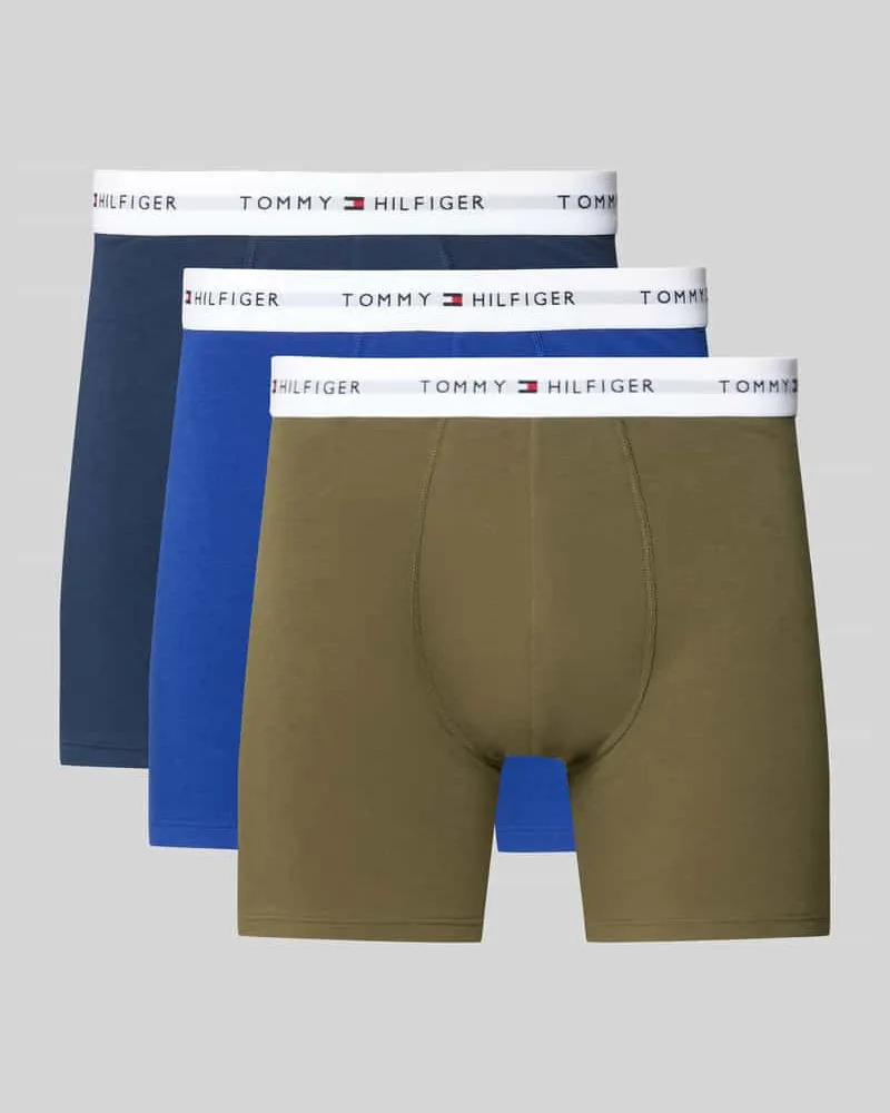 Tommy Hilfiger Pants aus Baumwoll-Mix im 3-er Pack Black