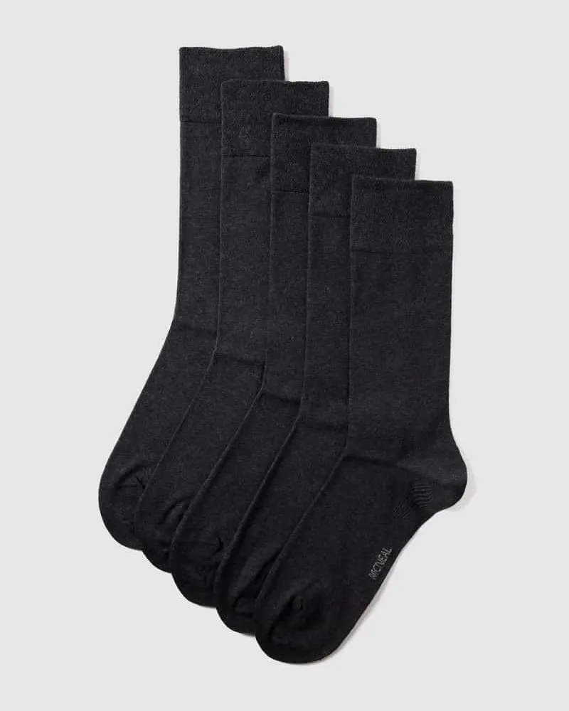 McNeal Socken mit elastischem Rippenbündchen im 5er-Pack 