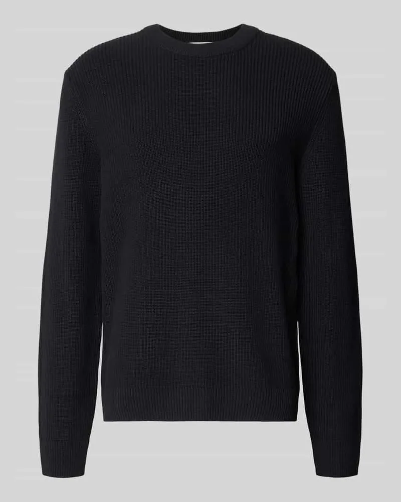 Marc O'Polo Regular Fit Pullover aus reiner Baumwolle Black
