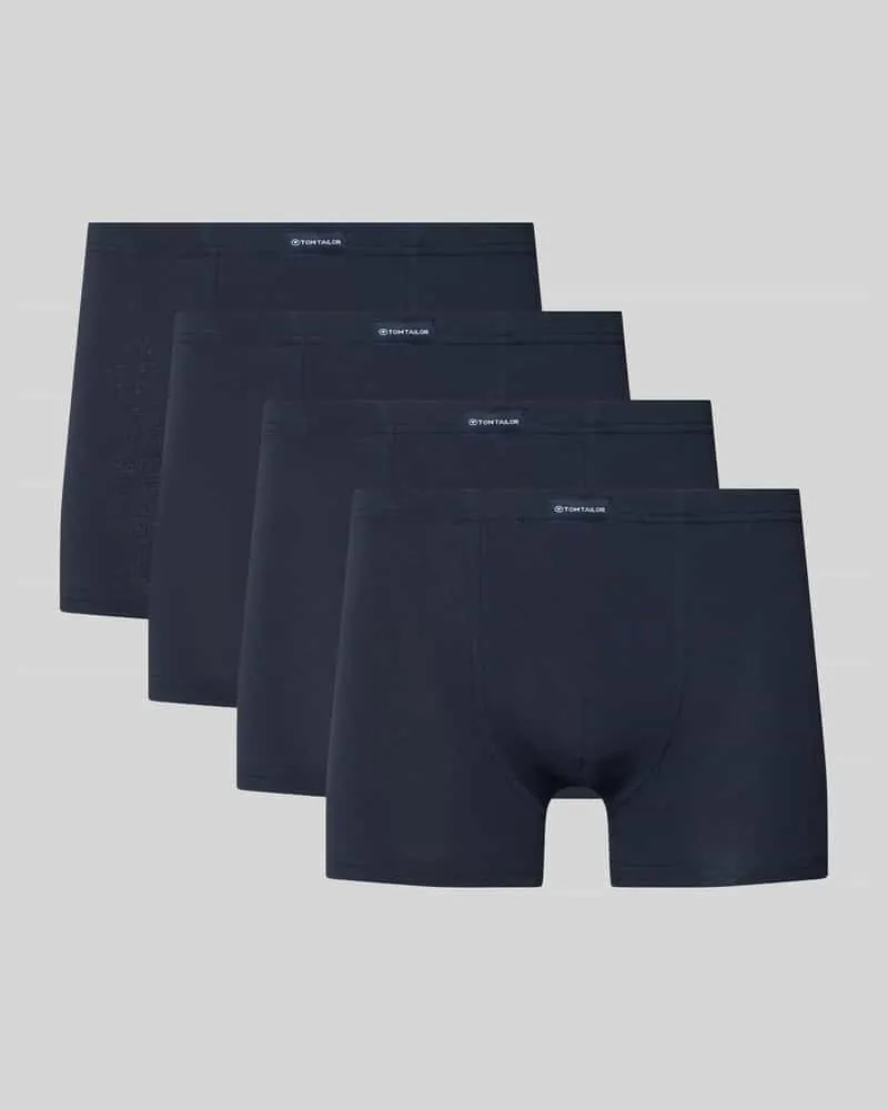 Tom Tailor Trunks mit Stretch-Anteil im 4er-Pack Dunkelblau