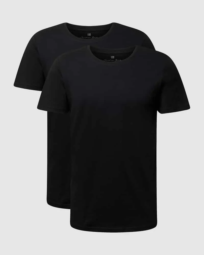 Christian Berg T-Shirt aus Bio-Baumwolle im 2er-Pack 