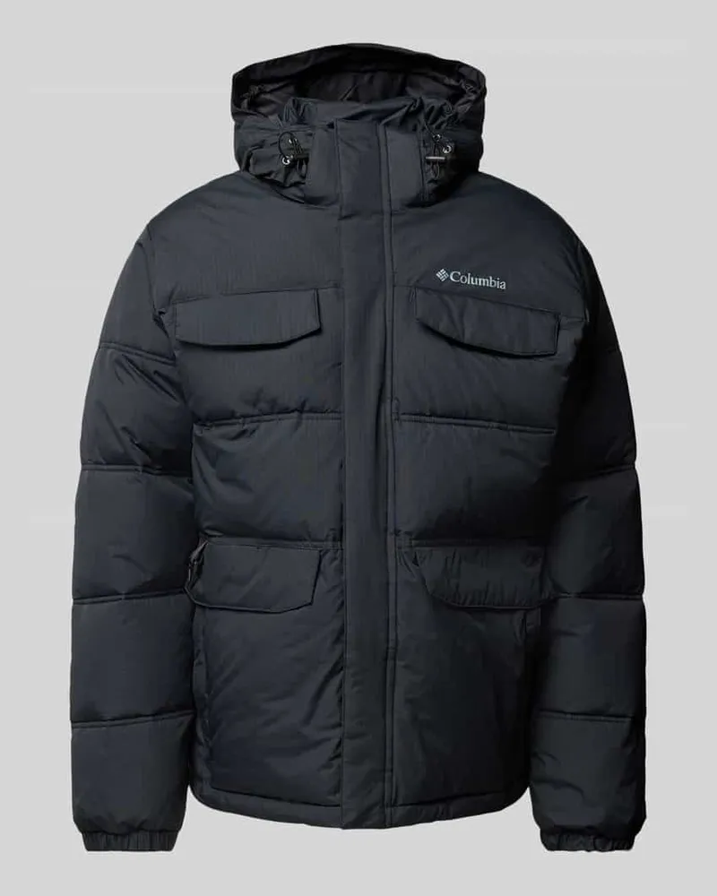 Columbia Sportswear Company Steppjacke mit Kapuze und Pattentaschen Modell 'LANDROAMER Black