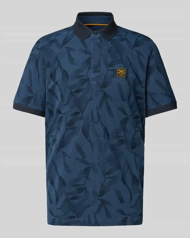 PME Legend Poloshirt mit Label-Detail Marine