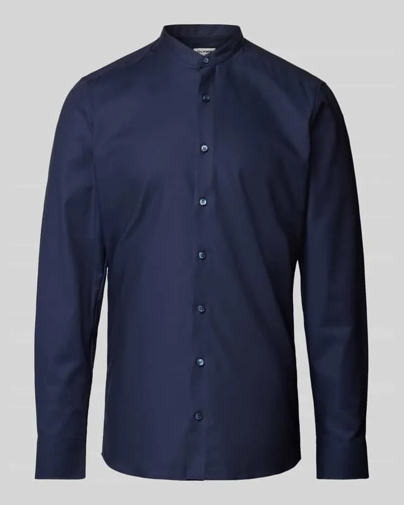 Olymp Slim Fit Businesshemd in Premiumqualität Marine