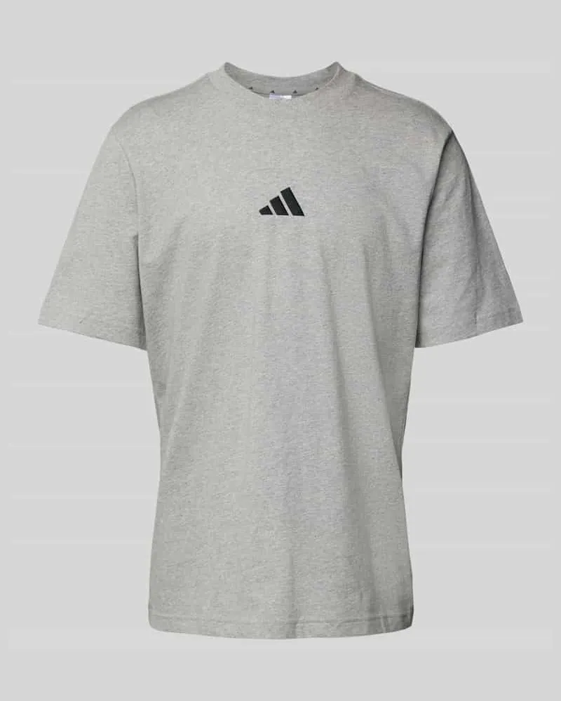adidas T-Shirt mit Label-Stitching 
