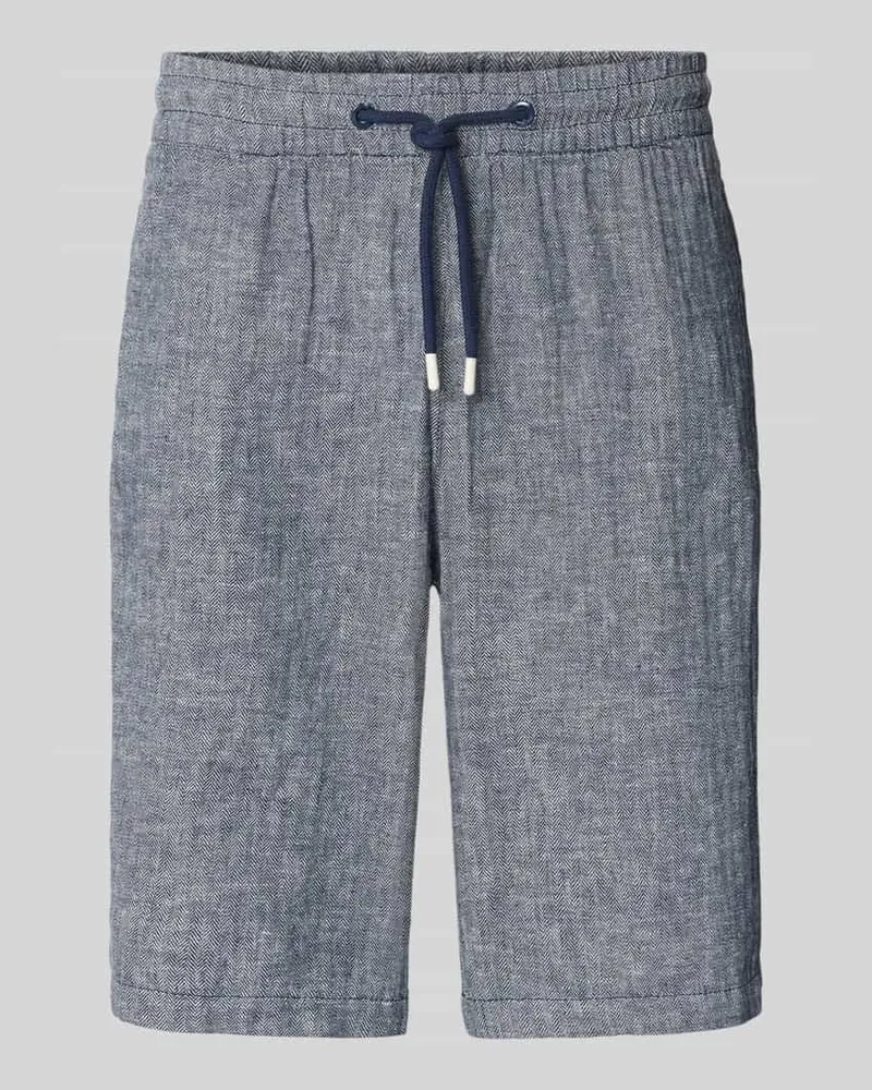 Blend Regular Fit Leinenshorts mit Tunnelzug Modell 'MORGAN 