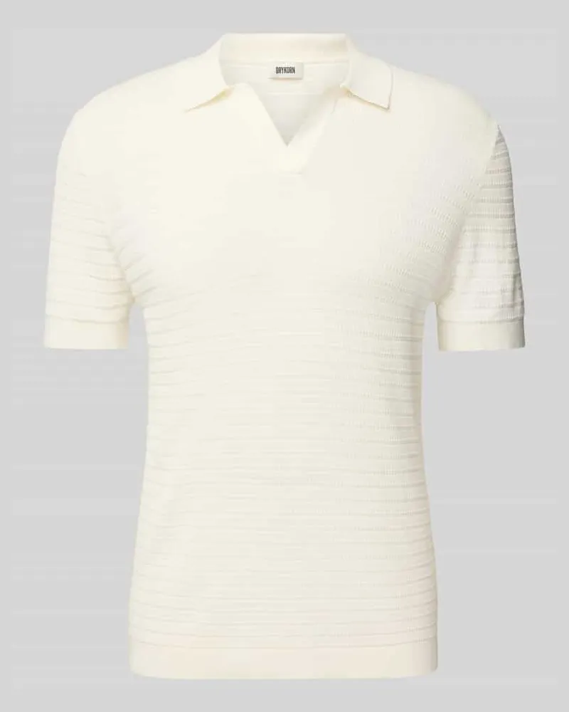 Drykorn Regular Fit Poloshirt mit V-Ausschnitt Modell 'BRAIAN 