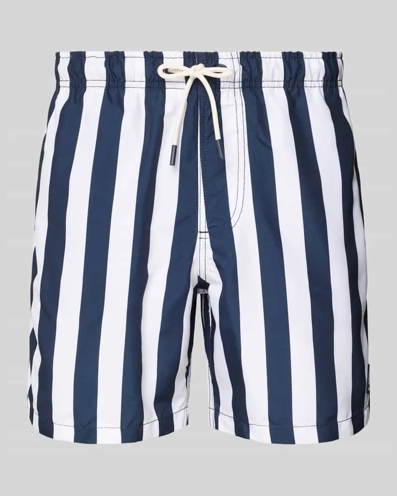 Shiwi Badehose mit Gesäßtasche und elastischem Bund Dunkelblau