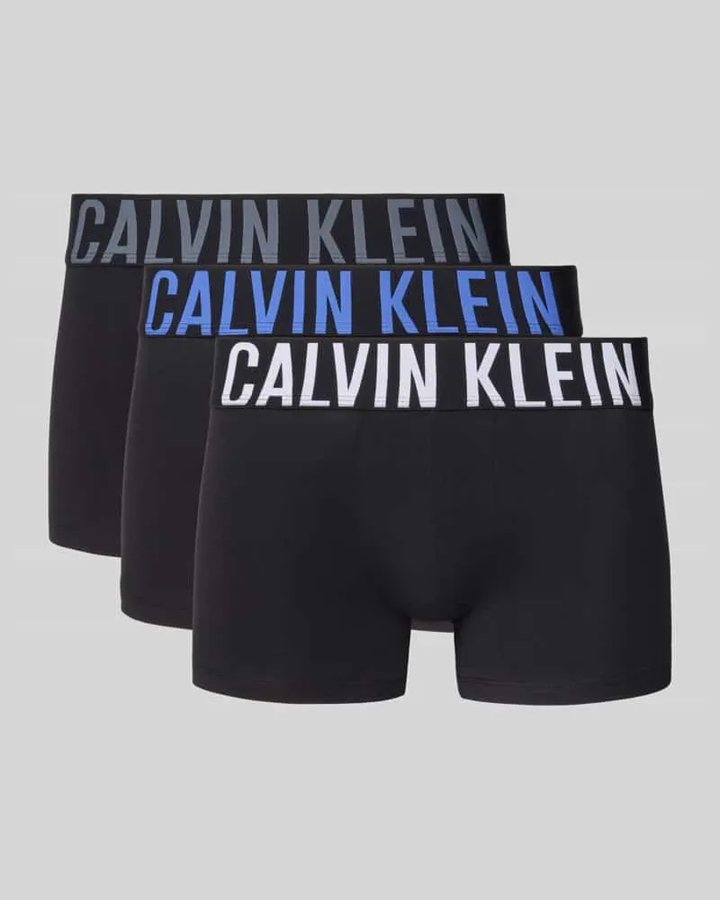 Calvin Klein Trunks mit elastischem Bund im 3er-Pack Black