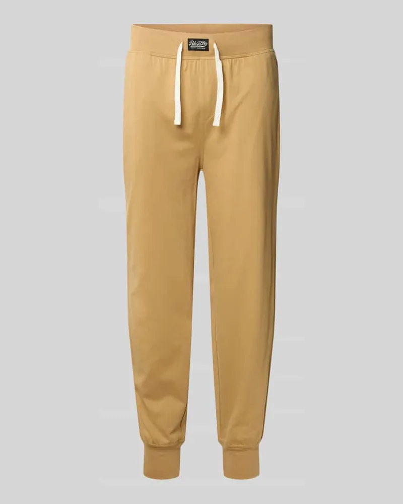 Ralph Lauren Jogpants mit elastischem Bund und Label-Detail Camel