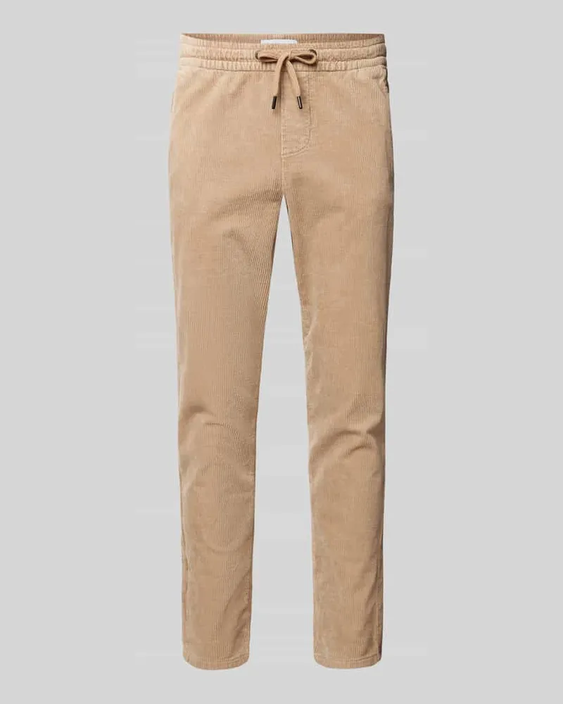 Only & Sons Tapered Fit Cordhose mit elastischem Bund Modell 'LINUS 