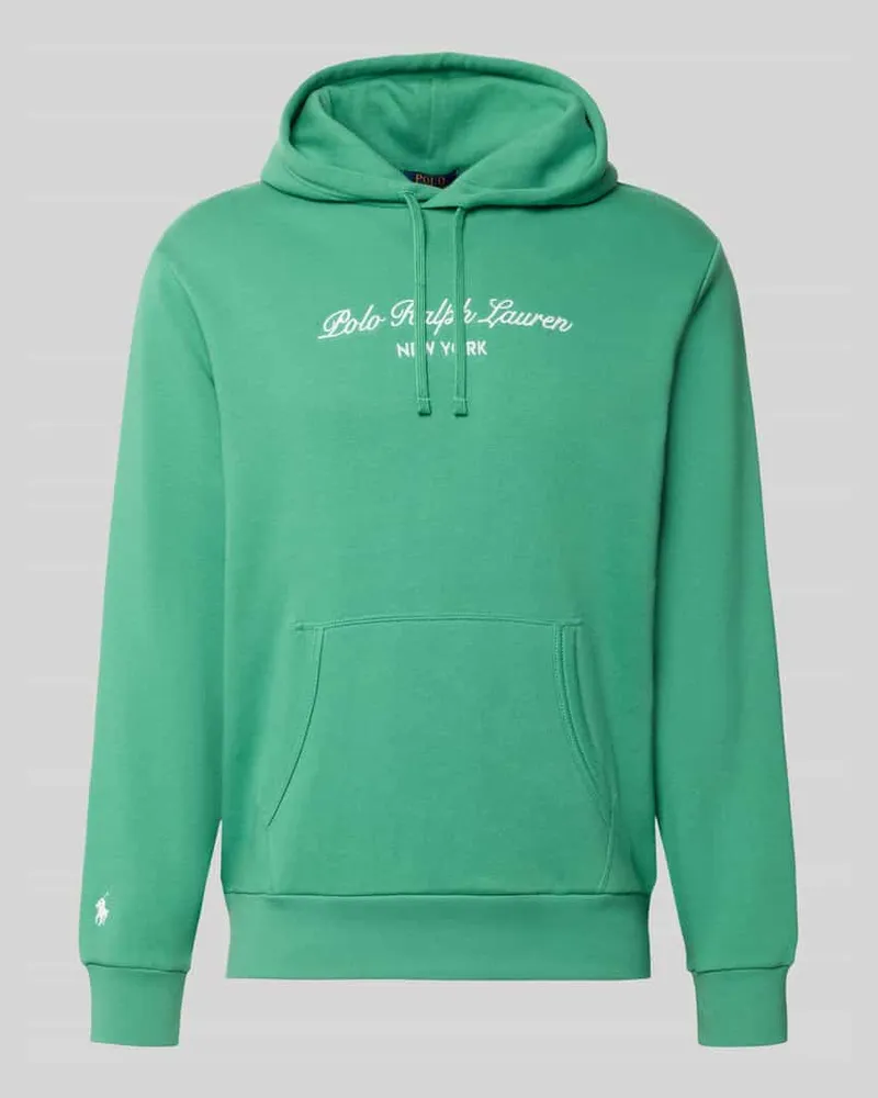 Ralph Lauren Relaxed Fit Hoodie aus Baumwoll-Mix Hellgruen